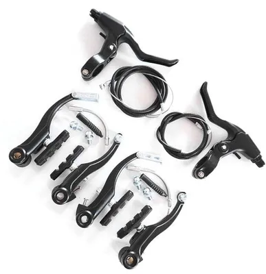 Produktbild von Aluminium V-rem für Mountainbike und Racefiets mit instellbarer Remarmspannung und lichtem Gewicht