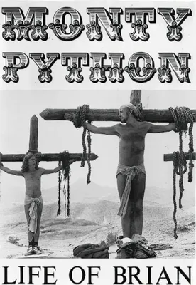 Produktbild von Leben des Brian Poster Kreuzigung (Monty Python) + Original tesa Powerstrips« (1 Pack/20 Stk.)