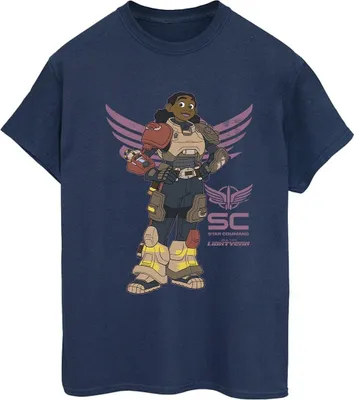 Produktbild von Disney - "Lightyear Star Command" T-Shirt für Damen BI50394 (S) (Marineblau)