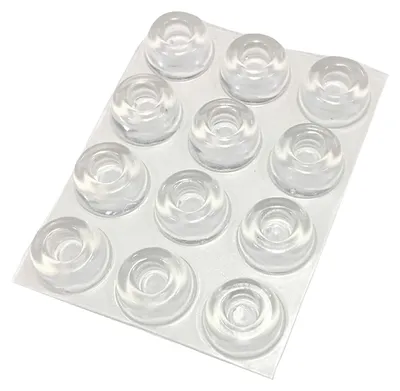 Produktbild von Selbstklebende Gummifüße, Gummipuffer, transparente Türstopper aus Gummi, Stoßdämpfer aus Gummi, Silikon-Schutzpads, elastische Stopper, Möbelstopper für Türen und Möbel