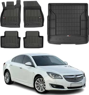 Produktbild von OMAC Fußmatten & Kofferraumwanne Set für Opel Insignia 2008-2017 Gummi TPE 5tlg