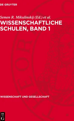 Produktbild von Wissenschaftliche Schulen, Band 1