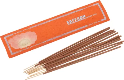 Produktbild von Handmade Räucherstäbchen aus Nepal, Himalayan Flower Incense - Safron, Orange, 22,5*5*0,3 cm, Räucherstäbchen aus Tibet, Nepal