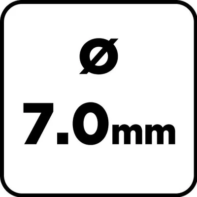 Produktbild von HSS-Metallbohrer, DIN 340, verlängert, 7 mm