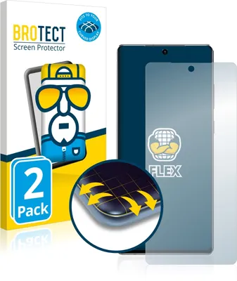 Produktbild von 2x BROTECT Fullscreen Schutzfolie für Samsung Galaxy Note 20 Displayschutz Folie Fullcover Klar Transparent