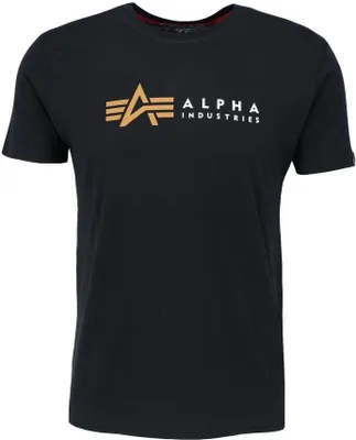 Produktbild von ALPHA INDUSTRIES ALPHA LABEL T Herren Logo T-Shirt