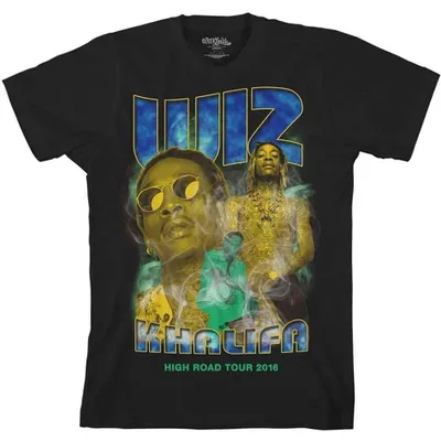 Obrázek produktu pro Wiz Khalifa 90's (Back Print) Black L Tričko