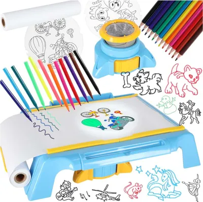 Obrázok produktu pre Kresliaci stôl s modrou kartou projektora