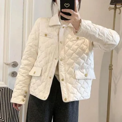 Produktbild von 360Home Damen oberbekleidung Winter jacke Kleidung Mantel  Locker & Warm Weiß L
