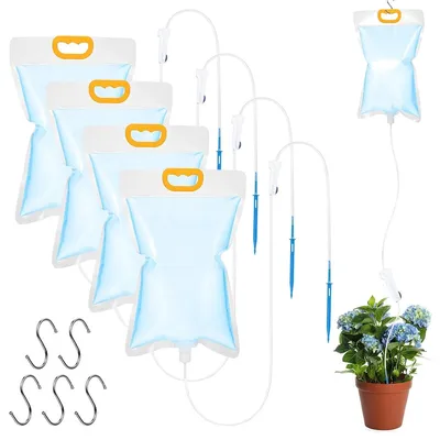 Produktbild von Automatische Pflanzenbewässerung3,5L5pcs,Tropfsystem für Garten,Balkon und Zimmerpflanzen,gleichmäßige Wasserversorgung, ideal für Urlaub und Ferien