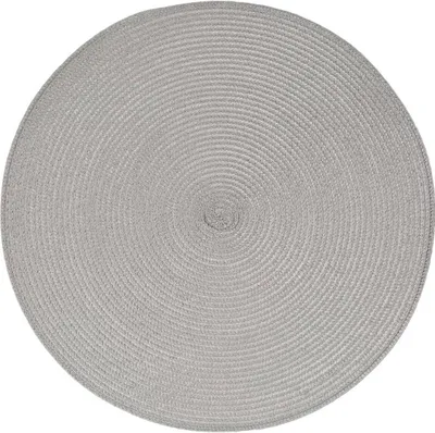Obrázek produktu pro Podložka na stůl 5five Tresser Grey Kruhová šedá polypropylenová (Ø 38 cm)