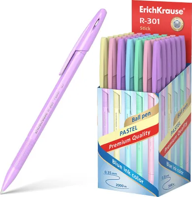 Produktbild von Kugelschreiber R-301 Pastel 0,35mm 50er Pack Blau
