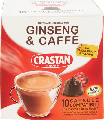 Produktbild von 60x Crastan caffè Ginseng & Kaffee Dolce e gusto pads Kapseln KAFFEEKAPSELN