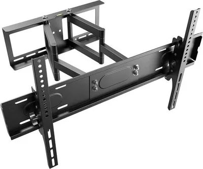 Produktbild von Universal TV-Wandhalterung für Flachbildschirme 42-75 Zoll, gebogener, zwenkbarer Arm, bis 75 kg Tragfähigkeit & VESA 600 (400) x 400 mm