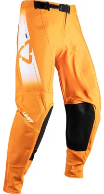 Immagine prodotto di Pantaloni da moto Leatt 4.5, colore arancione e bianco, taglia L