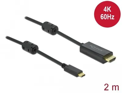 Produktbild von Delock Video- / Audiokabel - 24 pin USB-C männlich