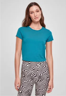 Produktbild von TB2754 - Ladies Stretch Jersey Cropped Tee watergreen XXL