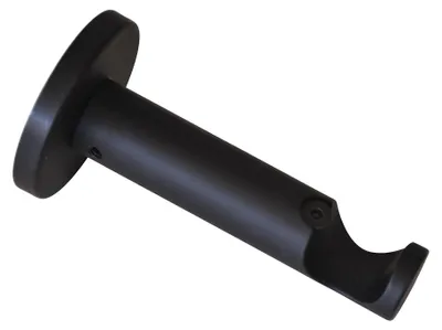Immagine prodotto di GARDINIA, supporto per tende, per asta singola, diametro 20 mm, nero opaco