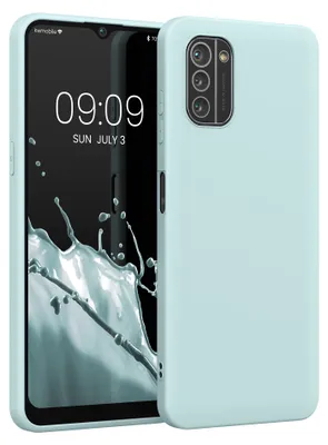 Produktbild von kwmobile Handyhülle für Nokia G21 / G11 Hülle - TPU Case - Kabelloses Laden - Schutzhülle Cover in Cool Mint