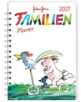Produktbild von Helme Heine: Familienplaner-Buch A6 2027