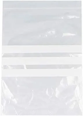 500 Gripbeutel 25x35 cm mit Beschriftungsfeld, transparent