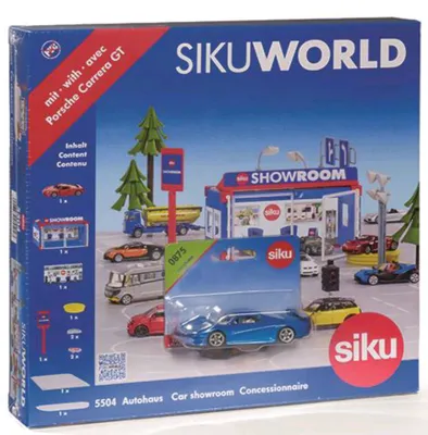 Produktbild von SIKU World 8707 autosalón + dáreček 0875