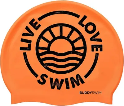 Produktbild von Buddyswim Lls2 Badekappe Orange  Orange One Size