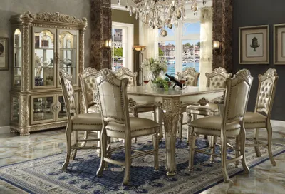 Immagine prodotto di Sala da pranzo Tavoli di legno Set da pranzo Gruppo di sedie Nuovo tavolo 6 sedie di design 7 pezzi