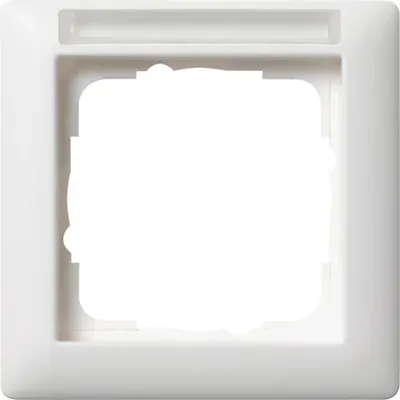 Zdjęcie produktu dla GIRA Standard 55, Biały, Termoplastyczny, Bezśrubowe, 80,7 mm, 80,7 mm, 1,14 cm