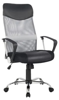 Produktbild von Chefsessel Bürostuhl Schreibtischstuhl Drehstuhl Grau/Schwarz H-935-6/2061