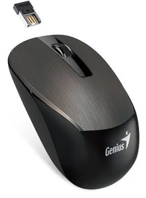 Produktbild von GENIUS NX-7015/Kancelářská/Optická/1 600 DPI/Bezdrátová USB/Hnědá