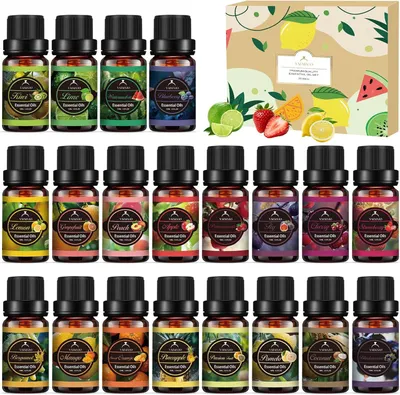 Productafbeelding van Essentiële olie set 20 stuks 10 ml, voor aromatherapie