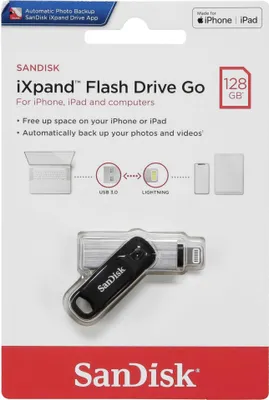 Obrázok produktu pre SanDisk iXpand Go - USB flash disk - 128 GB