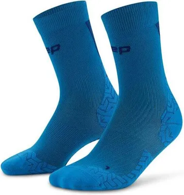 Zdjęcie produktu dla Damskie skarpety kompresyjne sportowe do połowy łydki CEP Core Run Ultralight niebieskie