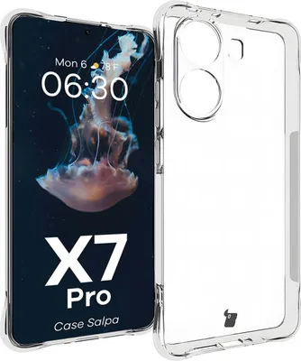 Produktbild von Bizon Case Salpa flexible Hülle für Xiaomi Poco X7 Pro, transparent