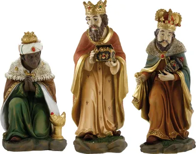 Produktbild von Krippenfiguren Hlg. Drei Könige 60 cm Polyresin Deko Set