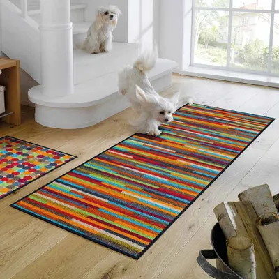 Produktbild von wash+dry Schmutzfangmatte Mikado Stripes - 75 x 190 cm