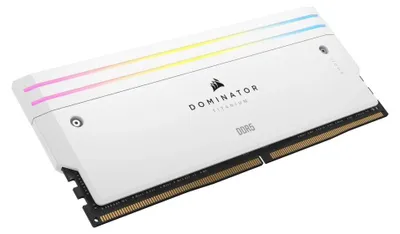 Produktbild von Corsair Dominator Titanium , 96 GB, 2 x 48 GB, DDR5, 6600 MHz, 288-pin DIMM