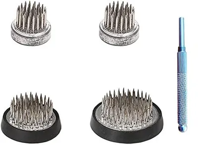 Produktbild von Ikebana-Kenzan – 4 Stück runde Blumenhalter