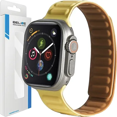 Immagine prodotto di Beline Apple Watch Cinturino magnetico 42/44/45/49Mm Giallo /Giallo