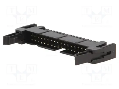 Productafbeelding van 1x connector met uitwerpstift: 34 rechte doorgaande contacten, mannelijk, 2,54 mm, DS1011-34SBSIB7 - Stec