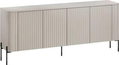 Immagine prodotto di Dmora Credenza Anadia 39.6x190x80h cm Beige, Cassetti 4 Ripiani