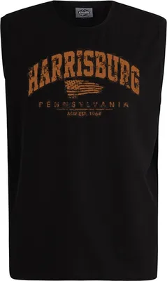 Produktbild von Übergrößen Tanktop Harrisburg Orange AHORN SPORTSWEAR Schwarz 8XL