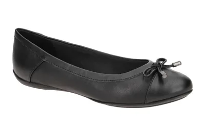 Produktbild von Geox CHARLENE Ballerinas - Damen Halbschuhe - Slipper schwarz Freizeit NEU