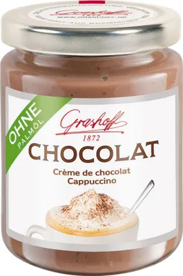 Immagine prodotto di CHOCOLAT Crema di cioccolato al cappuccino di Grashoff, 250g