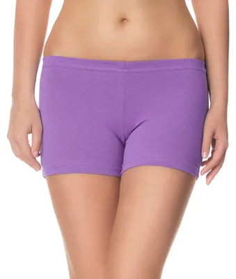 Produktbild von Ladeheid Damen Shorts Radlerhose Unterhose Hotpants Kurze Hose Boxershorts LAMA05, Violett27, L-XL (Herstellergröße: 40-42)