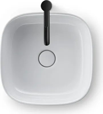 Zdjęcie produktu dla Duravit Zencha - Umywalka nablatowa 420x420 mm, bez przelewu, DuraCeram, biała 2373420079