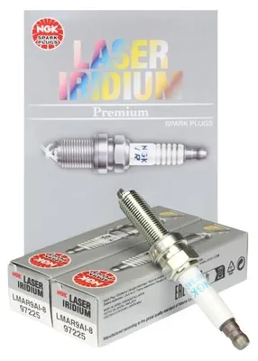 Productafbeelding van Zündkaars LMAR9AI-8 NGK IRIDIUM, set van 2, geschikt voor motorfietsen en scooters