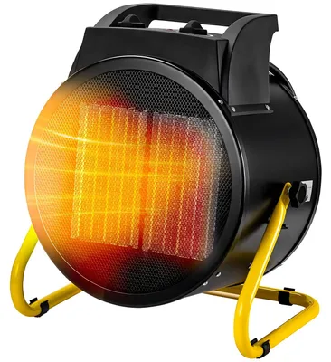Productafbeelding van Professionele Ventilatorkachel 3000 Watt - Keramisch - Vloermontage - Garage En Werkplaats