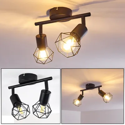 Produktbild von Borio »Borio« Deckenlampe aus Metall in Schwarz